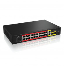 Сетевой коммутатор Smart POE Switch | 24 PORT | Gigabit Switch (свитч)