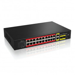 Сетевой коммутатор Smart POE Switch | 24 PORT | Gigabit Switch (свитч)