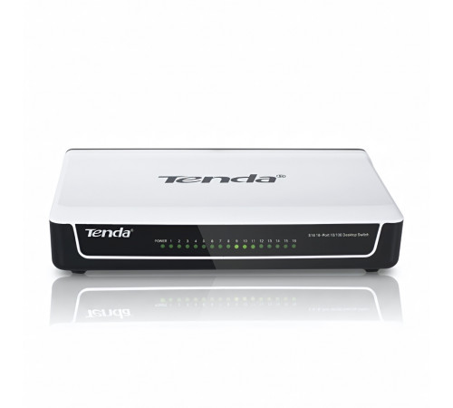 Сетевой коммутатор TENDA S16-EU | 16 PORT | Fast Ethernet Switch (свитч)