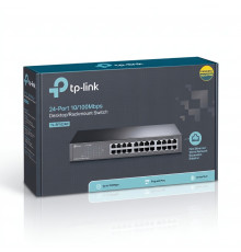 Свитч TP-Link TL-SF1024D (24-портовый сетевой коммутатор) 100 Мбит/с
