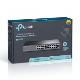 Свитч TP-Link TL-SF1024D (24-портовый сетевой коммутатор) 100 Мбит/с
