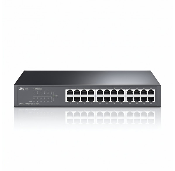 Свитч TP-Link TL-SF1024D (24-портовый сетевой коммутатор) 100 Мбит/с