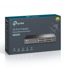 Сетевой коммутатор TP-Link TL-SG1016D | 16 PORT | Gigabit Switch (свитч)