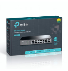 Свитч TP-Link TL-SG1024D (24-портовый сетевой коммутатор) 1000 Мбит/с