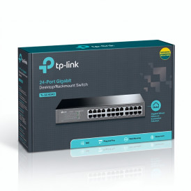 Свитч TP-Link TL-SG1024D (24-портовый сетевой коммутатор) 1000 Мбит/с