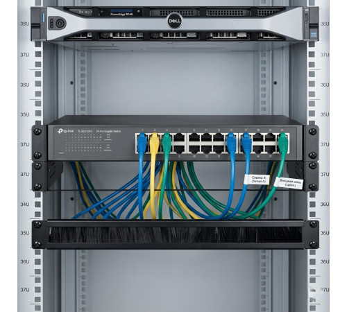 Свитч TP-Link TL-SG1024D (24-портовый сетевой коммутатор) 1000 Мбит/с