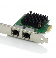 Сетевой адаптер PCIe Gigabit Ethernet (2-х портовый RJ-45) Intel