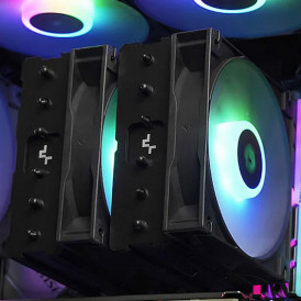 Кулер для процессора башенный Deepcool AG620 BK ARGB