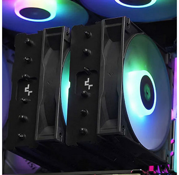 Кулер для процессора башенный Deepcool AG620 BK ARGB Кулер для процессора башенный Deepcool AG620 BK ARGB