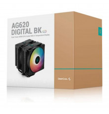 Кулер для процессора башенный Deepcool AG620 Digital BK ARGB (с дисплеем)