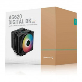 Кулер для процессора башенный Deepcool AG620 Digital BK ARGB (с дисплеем)