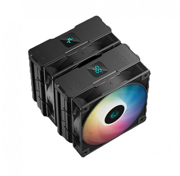 Кулер для процессора башенный Deepcool AG620 Digital BK ARGB (с дисплеем) Кулер для процессора башенный Deepcool AG620 Digital BK ARGB (с дисплеем)