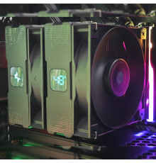 Кулер для процессора башенный Deepcool AG620 Digital BK (с дисплеем)