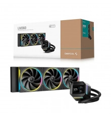 Водяное охлаждение для процессора Deepcool LM360 ARGB с дисплеем