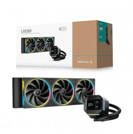 Водяное охлаждение для процессора Deepcool LM360 ARGB с дисплеем
