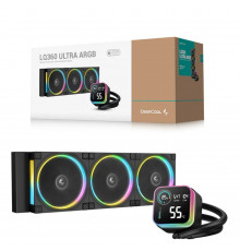 Водяное охлаждение для процессора Deepcool LQ360 ULTRA ARGB с дисплеем