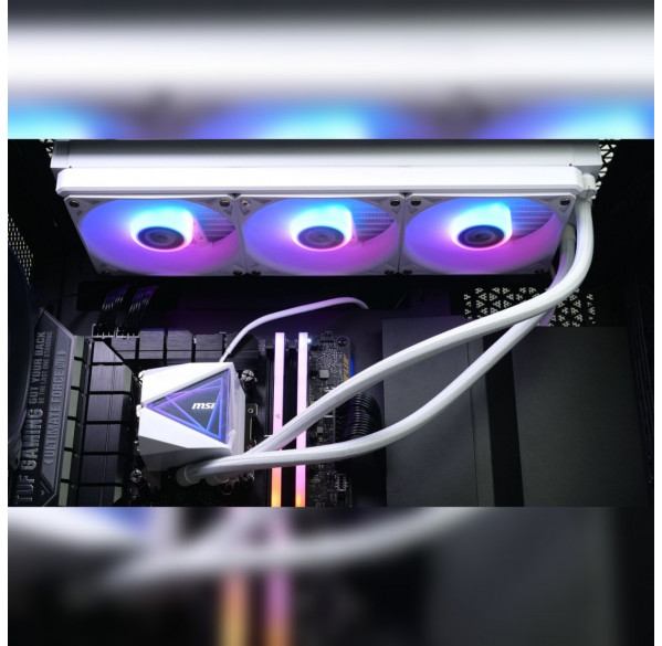 Водяное охлаждение СЖО для процессора MSI MAG Coreliquid I360 White