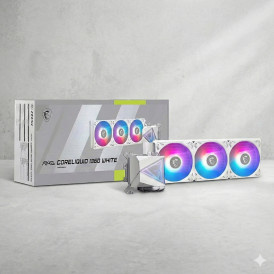 Водяное охлаждение СЖО для процессора MSI MAG Coreliquid I360 White