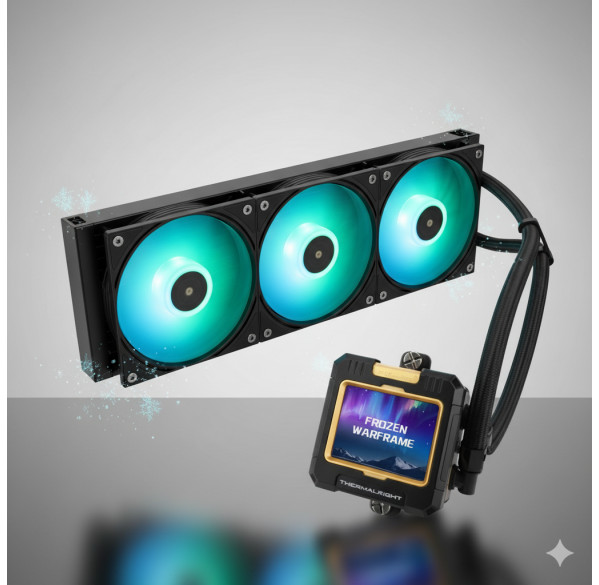 Водяное охлаждение для процессора Thermalright Frozen Warframe 360 ARGB RB (с дисплеем)