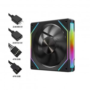 Кулер для корпуса ПК ARGB 3D реверсивный 120mm