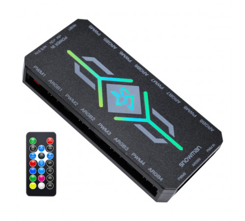 Контроллер-хаб Snowman H9 (9 портов PWM+ARGB)