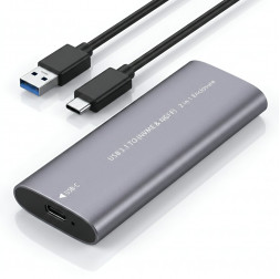 Внешний корпус адаптер SHL-R320 для SSD M.2 NVMe, USB 3.1