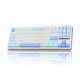 Клавиатура AULA F87 WH-Blue, игровая, механическая, беспроводная