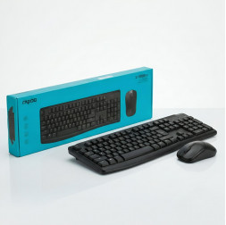 Комплект Rapoo X1800PRO (EN+RU+TM), беспроводной (2в1) клавиатура + мышь
