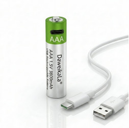 Батарейка AAA 1.5V перезаряжаемая по Type-C