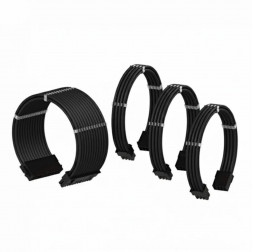 Кастомные кабели (удлинители) питания для БП Power Extension Cable Kit, бело-серый