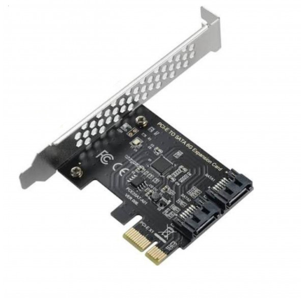 Адаптер PCIe to 2x SATA