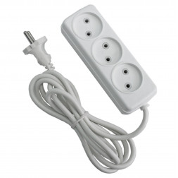 Удлинитель 3 метра с 3 розетками