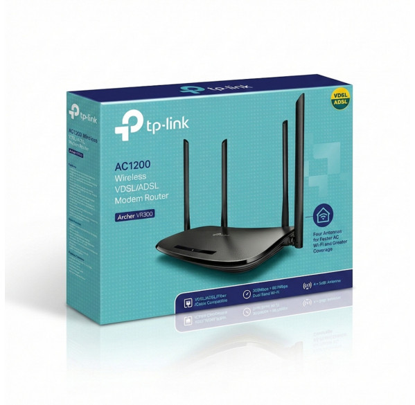 Роутер WIFI TP-Link Archer VR300 AC1200 (WAN + ADSL)