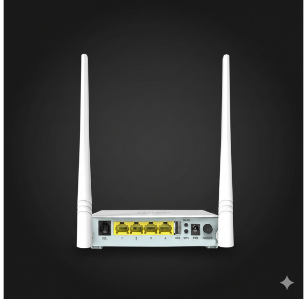 Роутер WIFI Tenda D301 v2.0 N300, (АГТС, Туркментелеком)