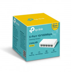 Свитч TP-Link LS1005 (5-портовый сетевой коммутатор) 100 Мбит/с