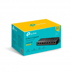Свитч TP-Link LS1008G (8-портовый сетевой коммутатор) 1000 Мбит/с