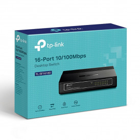Свитч, 16-ти портовый сетевой коммутатор TP-Link TL-SF10016D / 100 Mbps