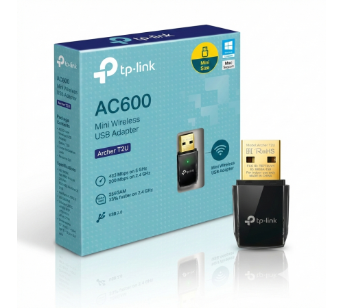 Адаптер USB WI-FI TP-Link Archer T2U AC600 свисток