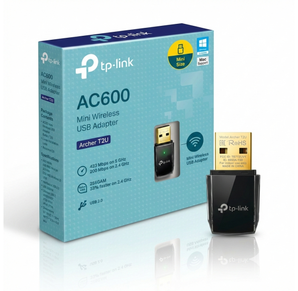Адаптер USB WI-FI TP-Link Archer T2U AC600 свисток
