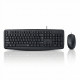 Комплект Rapoo NX1600 (EN+RU+TM), проводной (2в1) клавиатура + мышь