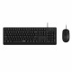Комплект клавиатура + мышь Rapoo NX1500 (EN+RU+TM), проводные