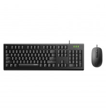 Комплект проводной клавиатура + мышь rapoo X120Pro (EN+RU)