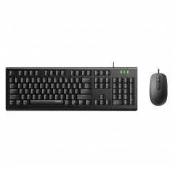 Комплект Rapoo X120Pro (EN+RU+TM), проводной (2в1) клавиатура + мышь