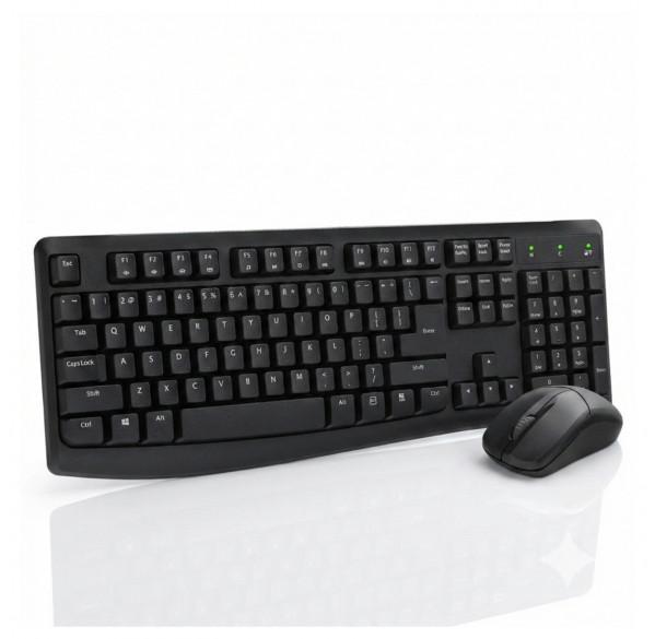 Комплект Rapoo X1800PRO (EN+RU+TM), беспроводной (2в1) клавиатура + мышь