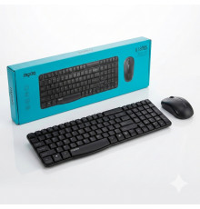 Комплект Rapoo X1800S (EN+RU+TM), беспроводной (2в1) клавиатура + мышь