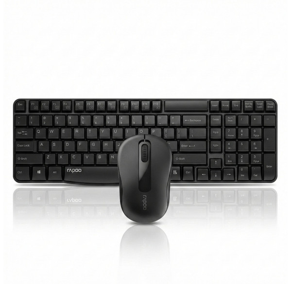 Комплект Rapoo X1800S (EN+RU+TM), беспроводной (2в1) клавиатура + мышь