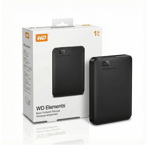 Внешний HDD накопитель 1TB WD Elements Portable