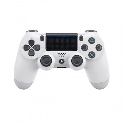 Геймпад джойстик беспроводной DUALSHOCK 4 Белый + Bluetooth свисток (ПК, PS4, Android, iOS)