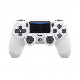 Геймпад джойстик беспроводной DUALSHOCK 4 Белый + Bluetooth свисток (ПК, PS4, Android, iOS)