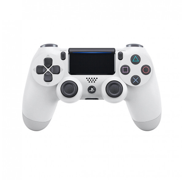 Геймпад джойстик беспроводной DUALSHOCK 4 Белый + Bluetooth свисток (ПК, PS4, Android, iOS)